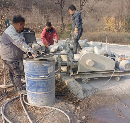 高阳路面下沉注浆